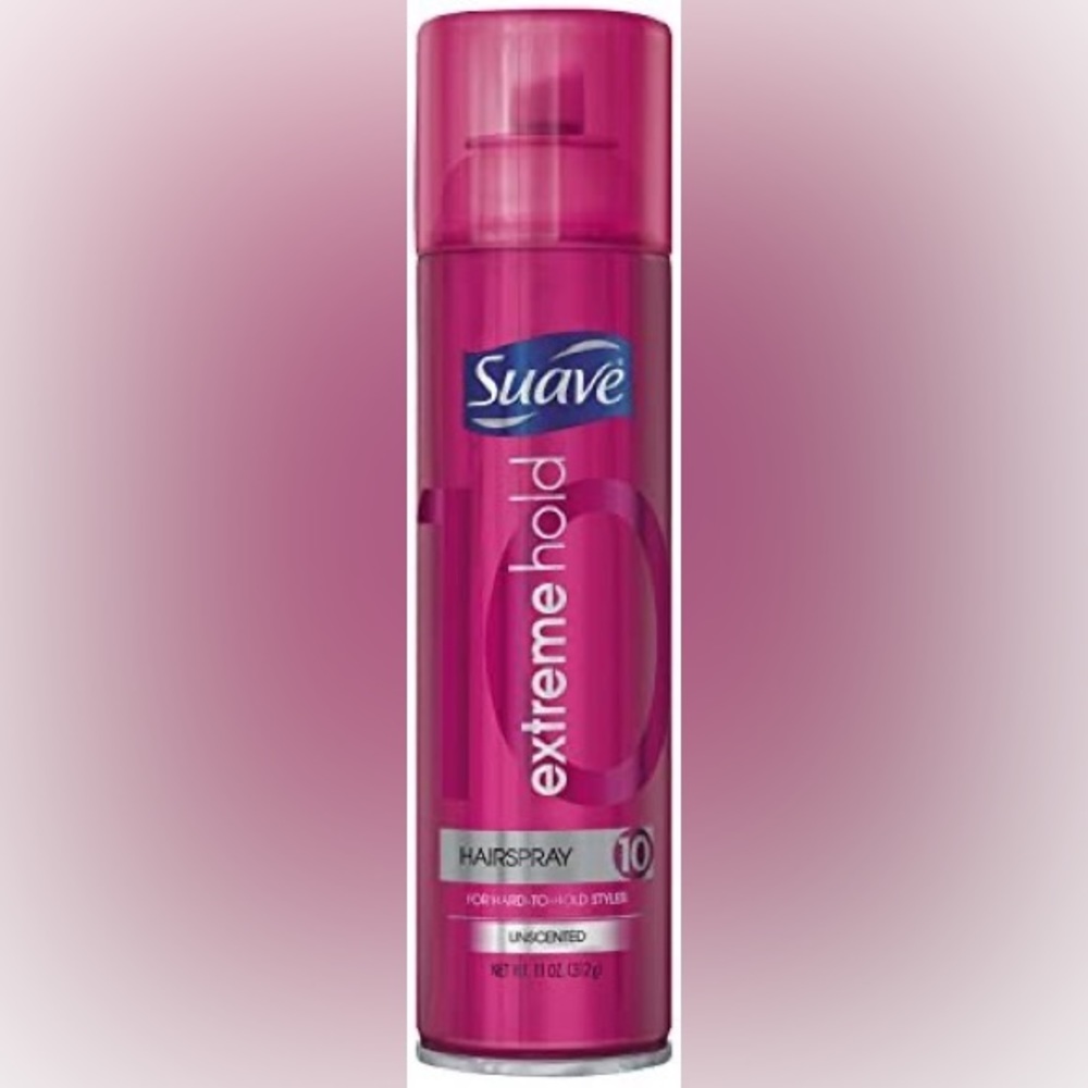 Suave extreme hold hair spray